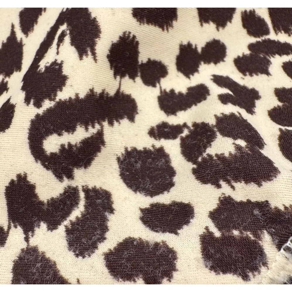 Crewcuts Long Sleeve Swimsuit Girls Size 14 Leopard Print Rashguard Vacation UPF